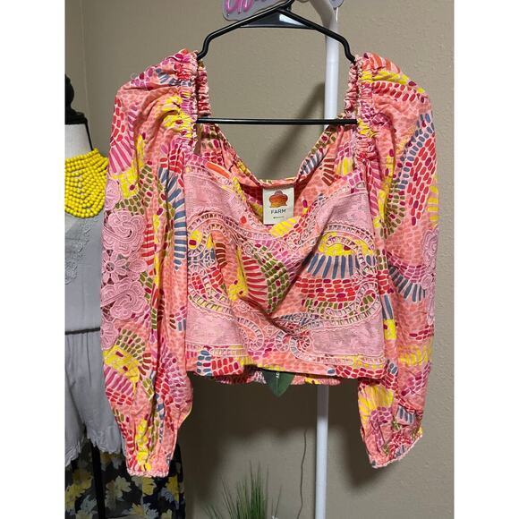 Farm Rio x Anthropologie Dotted Bananas Blouse - Picture 5 of 5